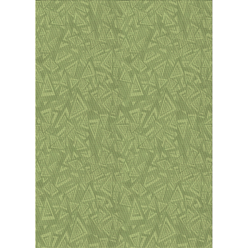 East Urban Home Geometric Wool Dark Olive Green Area Rug Wayfair
